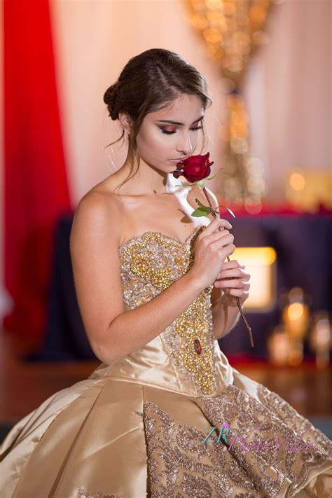 Beauty And The Beast Quinceanera Tale As Old As Time Gold And Red