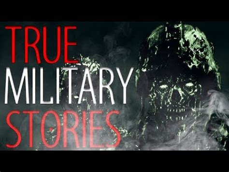 True Scary Military Horror Stories Youtube