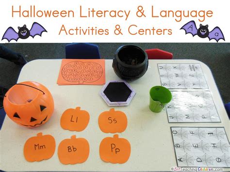 Halloween Literacy And Language Activities And Center Halloween Preschool
