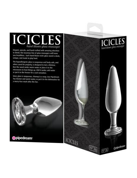 Icicles No 26 Glass Anal Plug Clear On Literotica