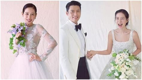All Details About Son Ye Jin S 3 Wedding Gowns For Tying The Knot With