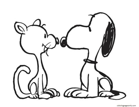 Snoopy Coloring Pages Free Printable Coloring Pages