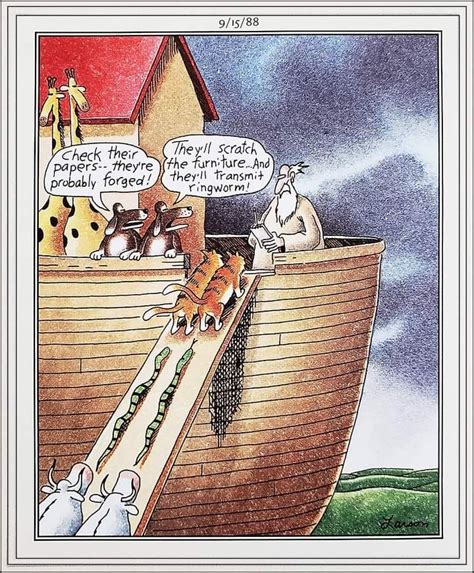 Far Side Cartoons Funny Cartoons The Far Side Noahs Ark Siding