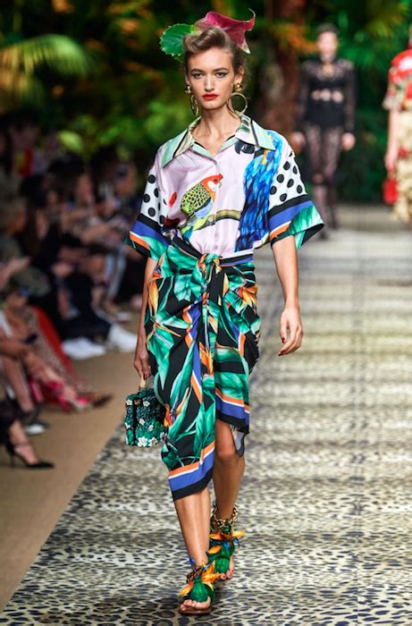 Inside Dolce And Gabbanas Jungle Themed Runway Show For Spring 2020 At
