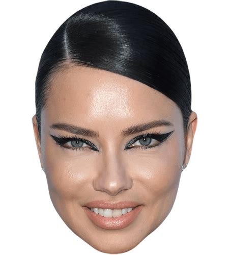 Adriana Lima Make Up Maske Aus Karton Celebrity Cutouts