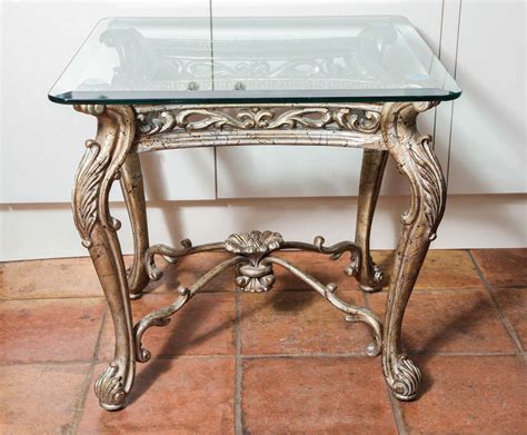Shop square dining tables at chairish, the design lover's marketplace for the best vintage and used furniture, decor and art. Antique Italian Rococo Gilt Silver Iron Square Side Table ...