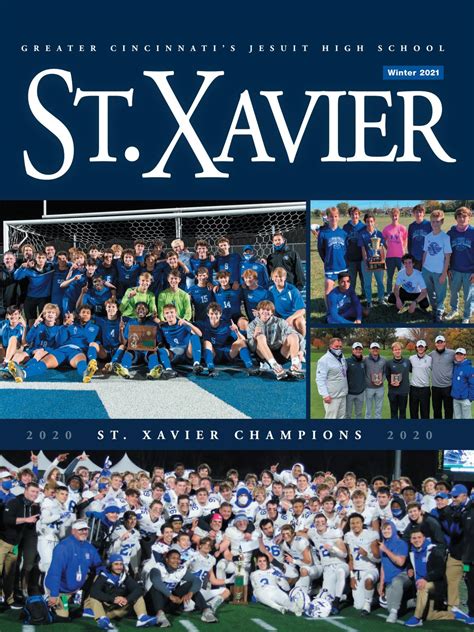St Xavier Magazine Winter 2021 By St Xavier High School Issuu