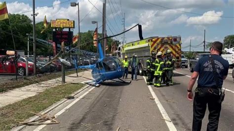 1 Dead After Helicopter Crashes On Florida Road