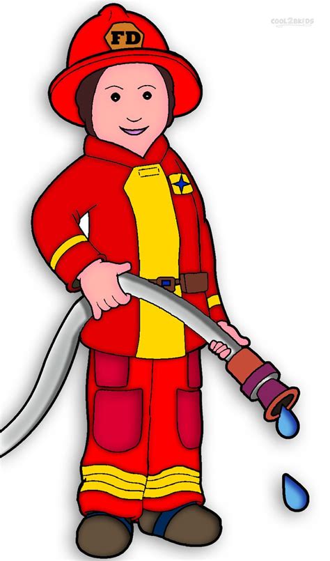Free Printable Fireman Coloring Pages Cool2bkids Firefighter Images