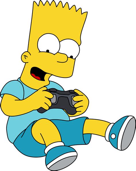 Bart Simpson Aesthetic Theme PNG File PNG Mart