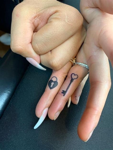 15 top cute soulmate matching couple tattoos to go for in 2022 finger tattoos for couples