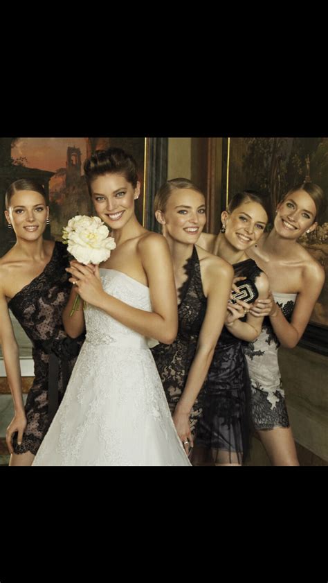 Pin By Maria Mancusi On Wedding Black Lace Bridesmaid Dress Wedding