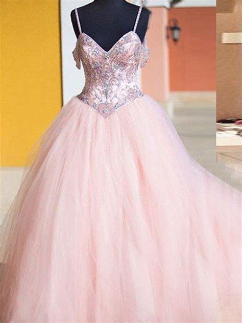 Newest Beading Ball Gown Tulle Prom Dresses Save Up To 60 Off