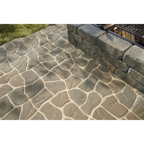 Shop Tancharcoal Alameda Concrete Patio Stone Common 11 In X 13 In