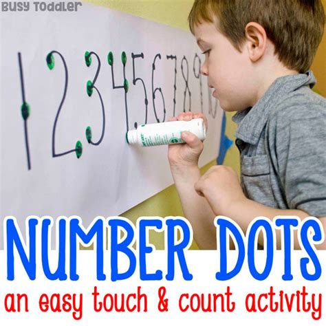 Easy Counting Activity For Preschoolers Busy Toddler