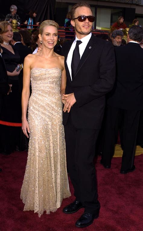 Naomi Watts And Heath Ledger From Throwback Couples At The Oscars E News
