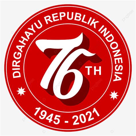 Indonesia Merdeka Vector Png Images Greetings Badge Logo Of Dirgahayu