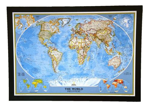National Geographic Giant Push Pin Map Of The World Nat