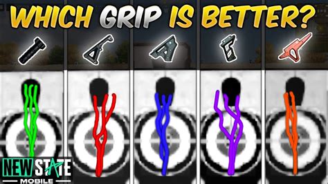 Pubg New State Grips Guide Grips Comparison In Pubg New State Youtube