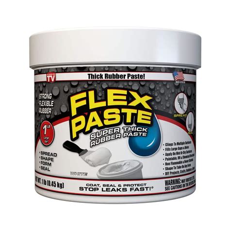 Flex Seal Family Of Products Flex Paste Oz White Interior Exterior Multipurpose Sealant
