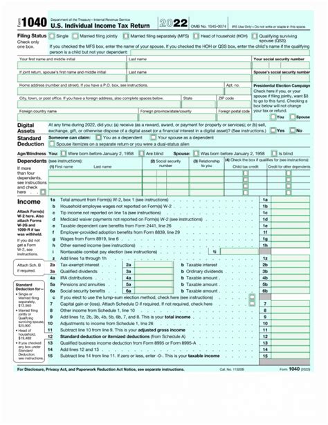 Is There A 1040ez Form For 2023 Printable Forms Free Online