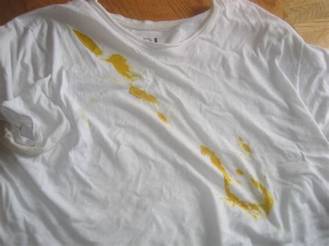 Mustard Stained T I Squirted Mustard All Over A T Shirt Trenttsd