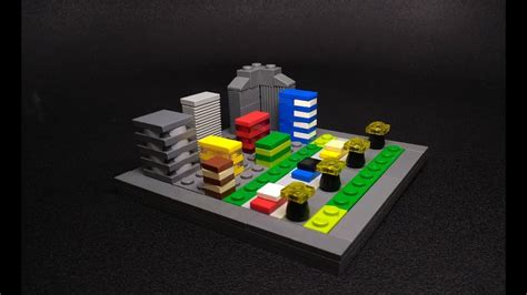 Lego Microscale City Moc Building Tutorial Youtube