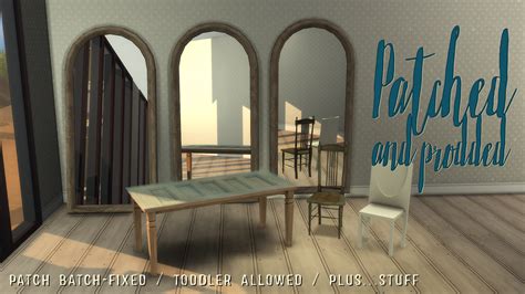 Sims 4 Ccs The Best Mirror And Furniture By Baufive