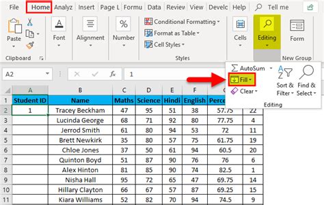 Numbering Excel Worksheets