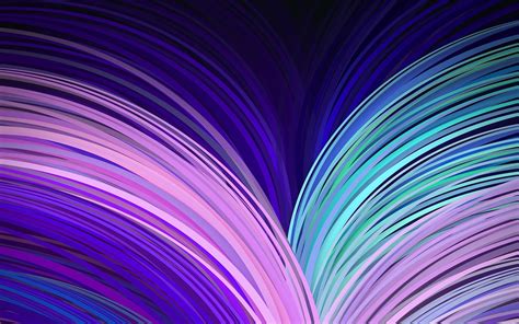 Colorful Curved Lines Hd Desktop Wallpaper Widescreen High