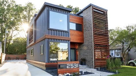 Container House Which Is Made Of 7 Shipping Containers Living In A