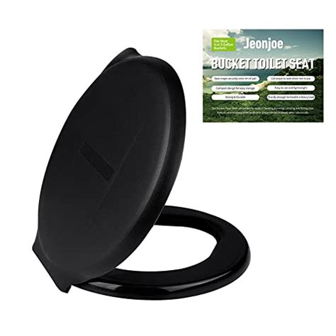 Portable Bucket Toilet Seat With Lid For Gallon Buckets Emergency Luggable Loo Snap On Toilet