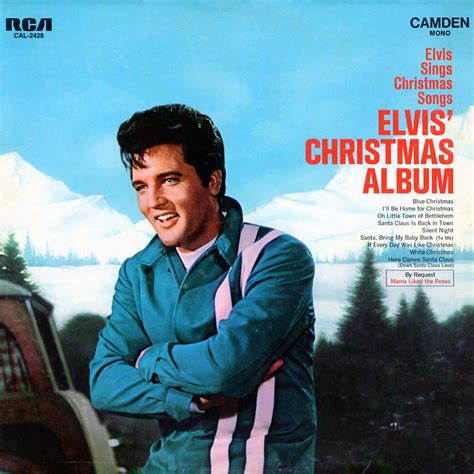 Elvis Presley Christmas Album Cal2428 Christmas Vinyl Record Lp