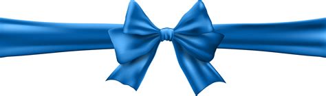 Download Blue Ribbon With Bow Hd Transparent Png