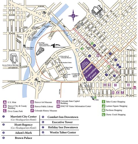 Maybe you would like to learn more about one of these? Denver downtown hotels map