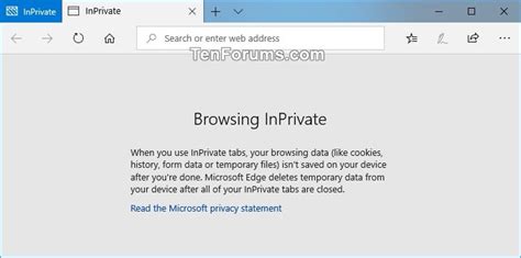 How To Use Inprivate Browsing Feature In Microsoft Edge For Windows