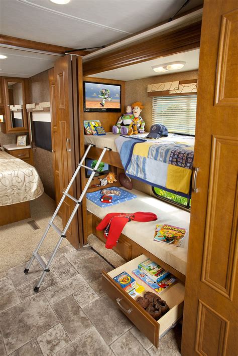 Bunkhouse Diesel Pushers Bunk House Rv Bunk Beds Remodeled Campers