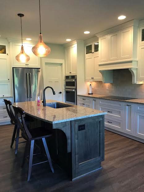 Home kitchens kitchen cabinet storage home cabinetry at home store kitchen storage new homes kitchen village kitchen flooring. Custom Amish and KraftMaid Cabinetry- Antique White and ...