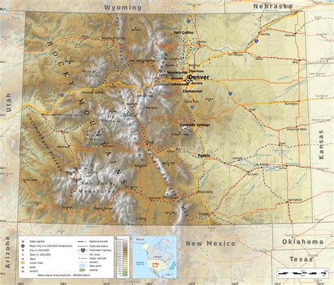 Map Of Colorado Images Colorado Encyclopedia
