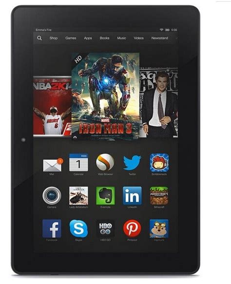 Amazon Kindle Fire Hdx 89 Inch 3rd Generation Wi Fi Tablet Gu045rw