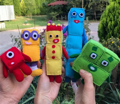 Numberblocks Felt Set Numberblocks Inspired Toy Numberblocks Etsy