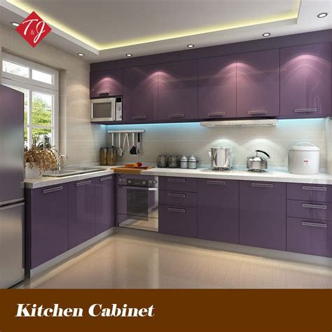 Learn how to properly measure your kitchen and check out our design tips for different kitchen floor plans. L Shape Lacquer storage cabinet kitchen Free Design With Door to door Service Gab… | Purple ...