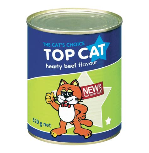 Besides, it offers outstanding value for money. "Top cat" tinned cat food | Cat top, Cat food, Food
