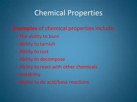 PPT - Physical and Chemical Properties of Matter PowerPoint ...