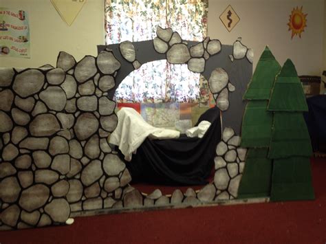 My Homemade Empty Tomb For This 2014 Easter Play Plywood With