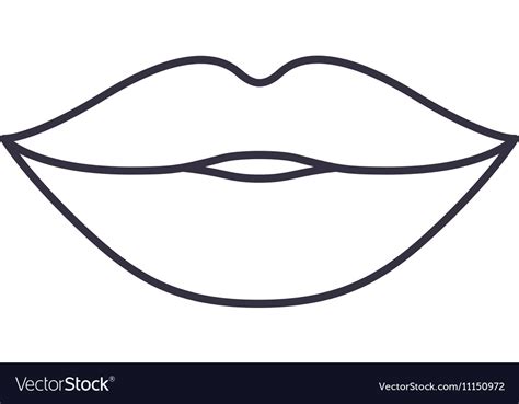 Lips And Mouth Cartoon Design Royalty Free Vector Image