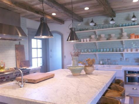 Farmhouse kitchen lighting often takes on an industrial vibe, since some of the most interesting vintage pieces around were reclaimed from old in this modern farmhouse kitchen crafted by lindsey brooke design, the eye is drawn to the black pendant lights that punctuate the kitchen island. 19 French Farmhouse Kitchens & Ideas to Get the Look ...