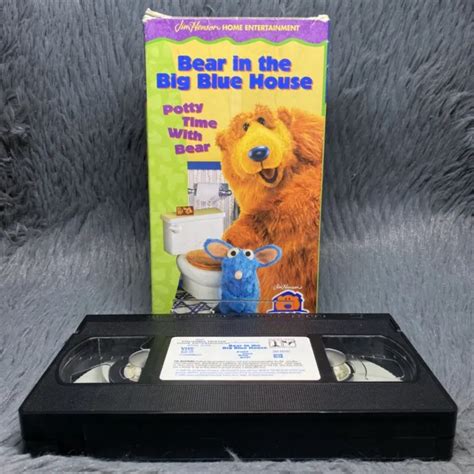 Bear In The Big Blue House Potty Time With Bear Vhs 1999 Jim Henson