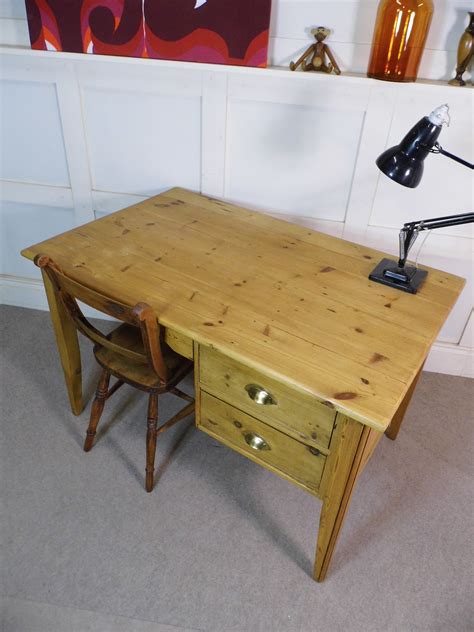 Vintage Antique Reclaimed Pine Desk Website