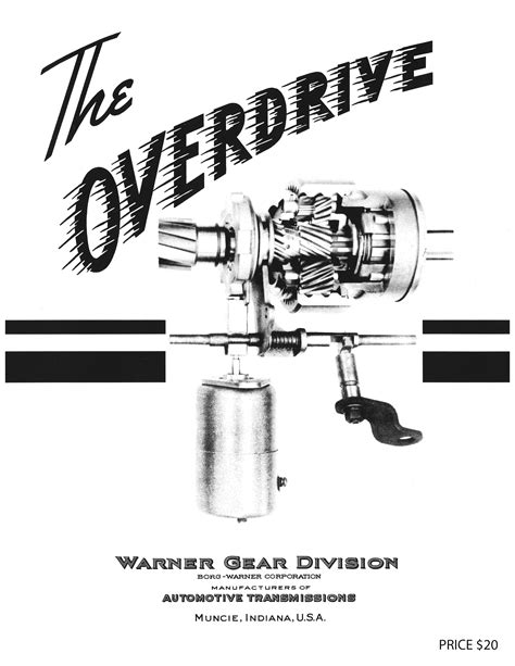 Getting Familiar With A Borg Warner R 10 R 11 Overdrive Classic Car